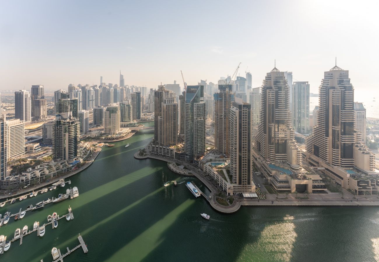 Ferienwohnung in Dubai - Marina Yachtansicht | Geräumig | Luxuriös