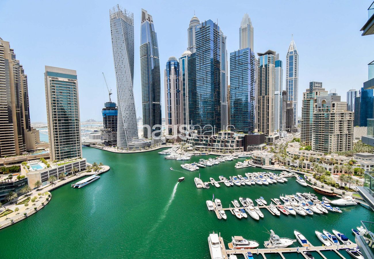Ferienwohnung in Dubai - Anspruchsvoll | Vollständiger Blick auf den Yachthafen | Touristenziel