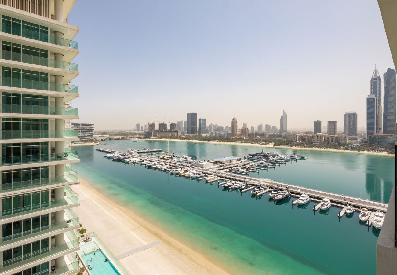 Ferienwohnung in Dubai - Zugang zum Strand | Geräumig | Skyline-Blick