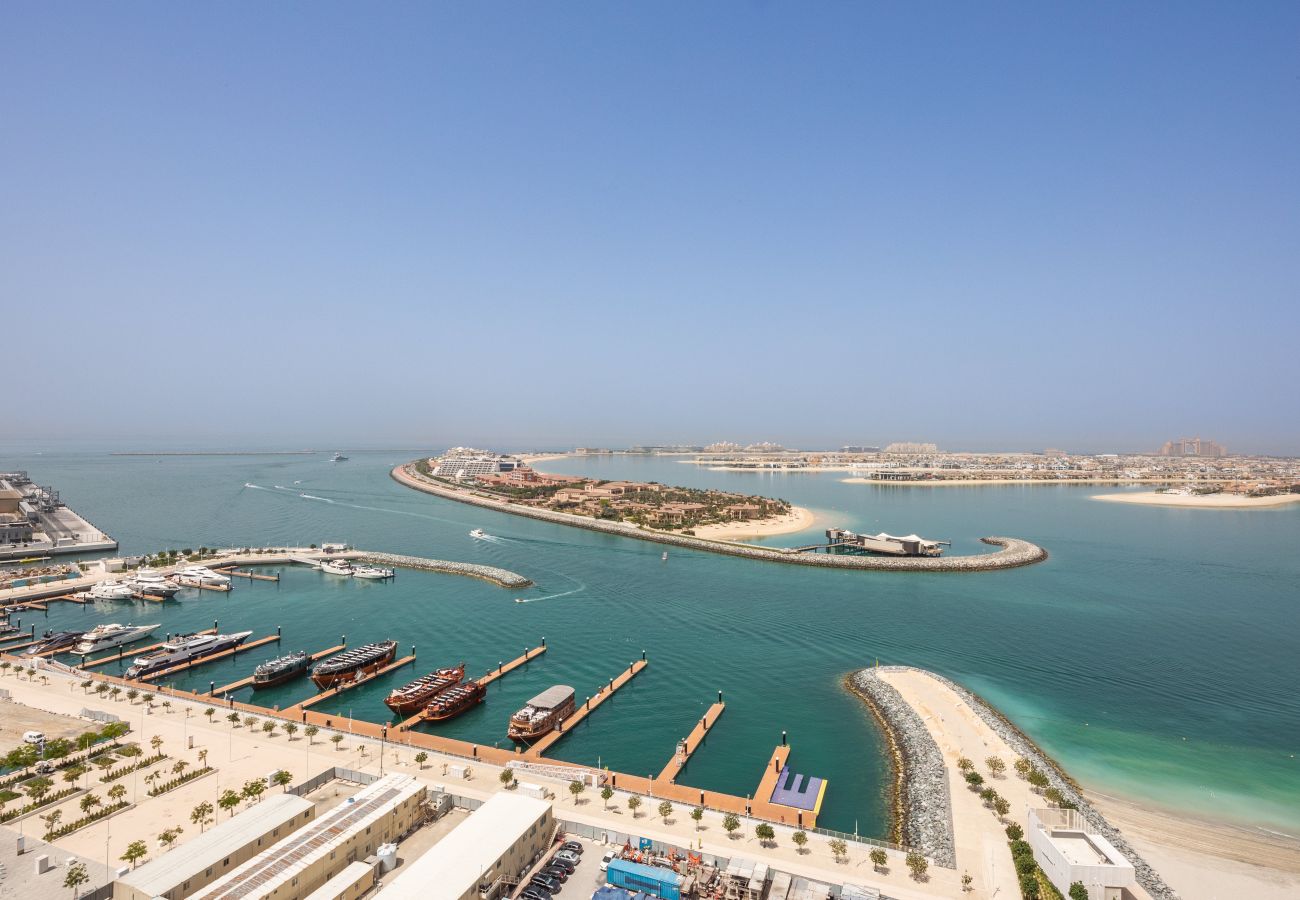 Ferienwohnung in Dubai - Zugang zum Strand | Geräumig | Skyline-Blick