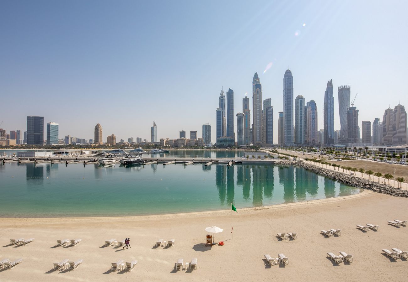 Ferienwohnung in Dubai - Atemberaubend | Voller Meerblick | Zugang zum Strand