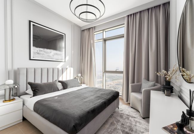 Ferienwohnung in Dubai - Obergeschoss | Wunderschöne Aussicht auf die Skyline | Luxusspan