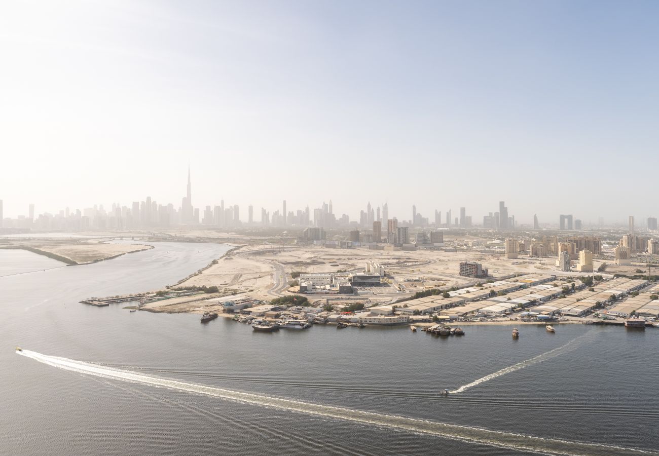 Ferienwohnung in Dubai - Schöne Skyline | Blick auf den Burj Khalifa | Luxuriös