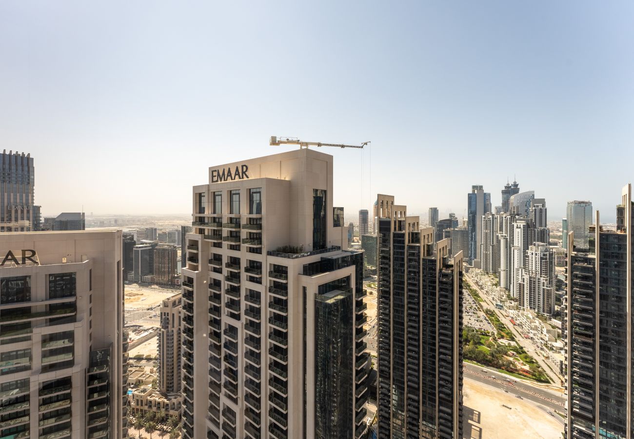 Ferienwohnung in Dubai - Elegant | Höhere Etage | Atemberaubende Aussicht auf die Stadt