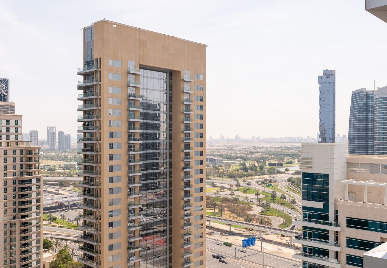 Ferienwohnung in Dubai - Schöne Aussicht auf den Jachthafen | Riesige Balkone | Helle Einheit