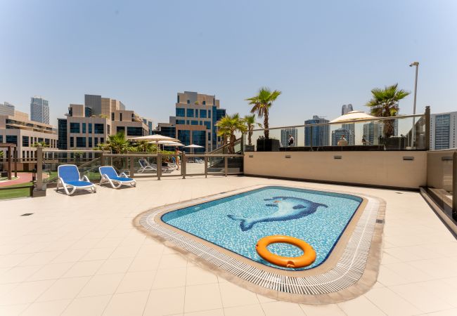 Ferienwohnung in Dubai - Blick auf die Wolkenkratzer in der Innenstadt | Entspannen | Modern