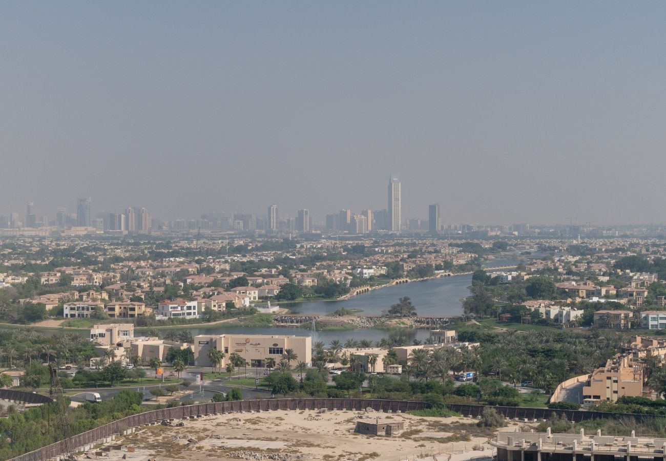 Ferienwohnung in Dubai - Wunderschöne Aussicht auf die Skyline | Ruhig | 3 Schlafplätze