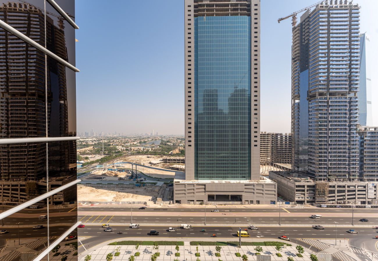 Ferienwohnung in Dubai - Wunderschöne Aussicht auf die Skyline | Ruhig | 3 Schlafplätze