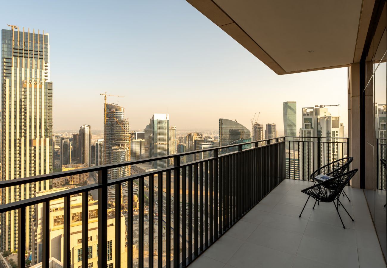 Ferienwohnung in Dubai - Burj Khalifa View | Expanded Balconies | Huge