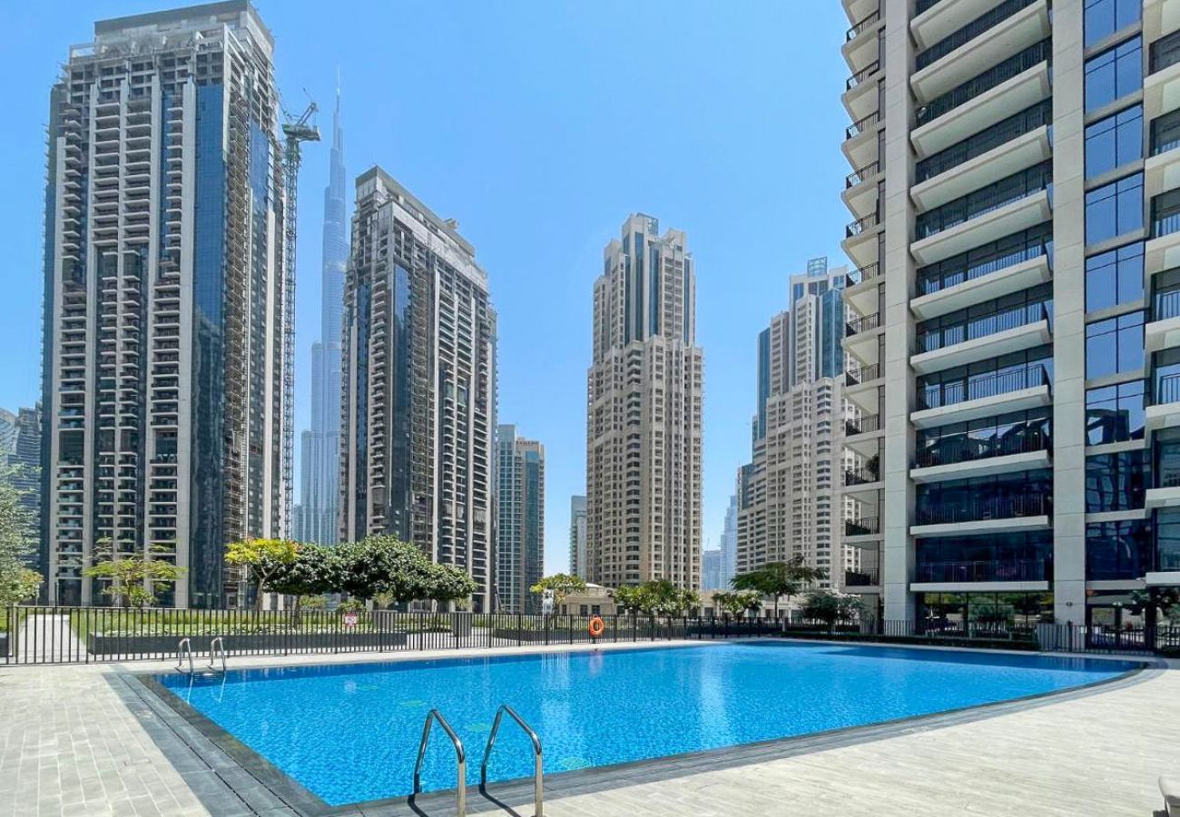 Ferienwohnung in Dubai - Burj Khalifa View | Expanded Balconies | Huge