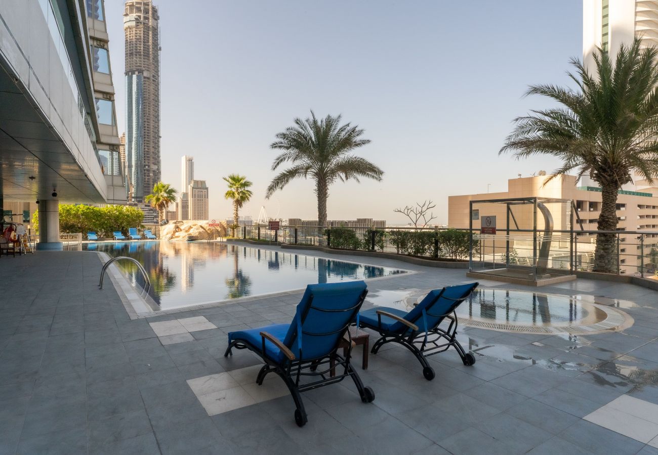 Ferienwohnung in Dubai - Higher Floor | Beautiful View | Great Amenities