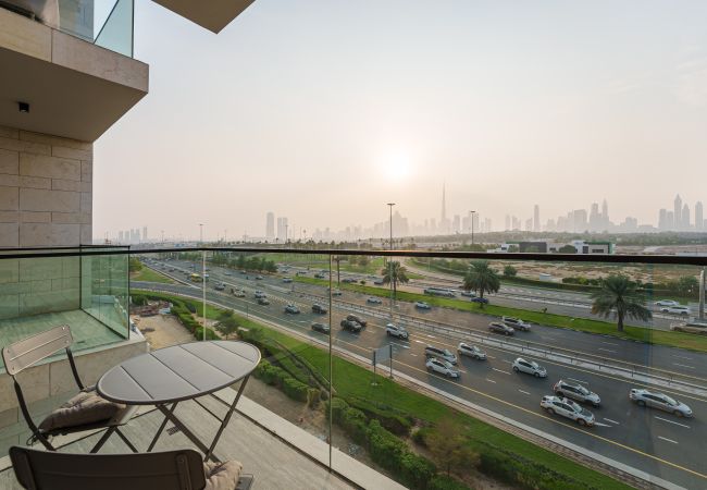 Ferienwohnung in Dubai - Faszinierende Skyline-Ansichten | Geschmackvoll eingerichtet