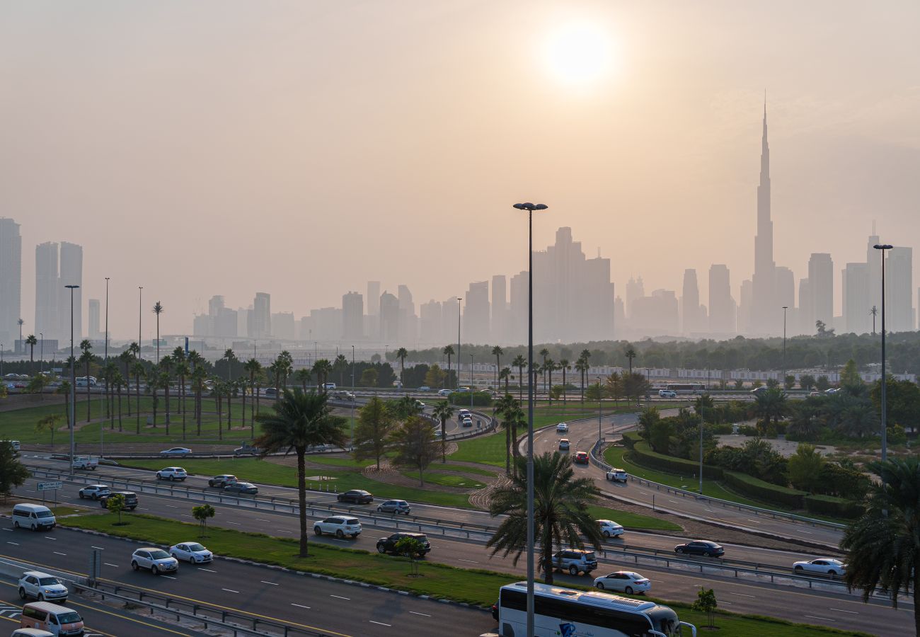 Ferienwohnung in Dubai - Faszinierende Skyline-Ansichten | Geschmackvoll eingerichtet