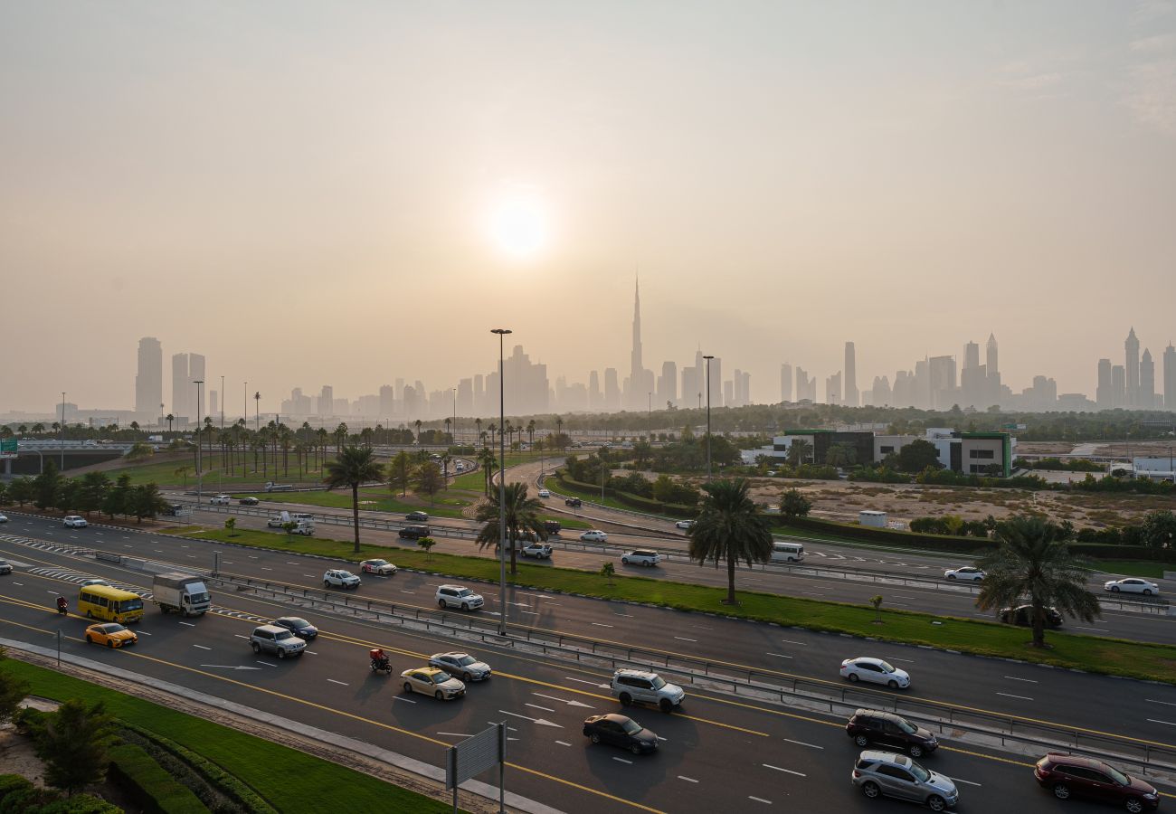 Ferienwohnung in Dubai - Faszinierende Skyline-Ansichten | Geschmackvoll eingerichtet