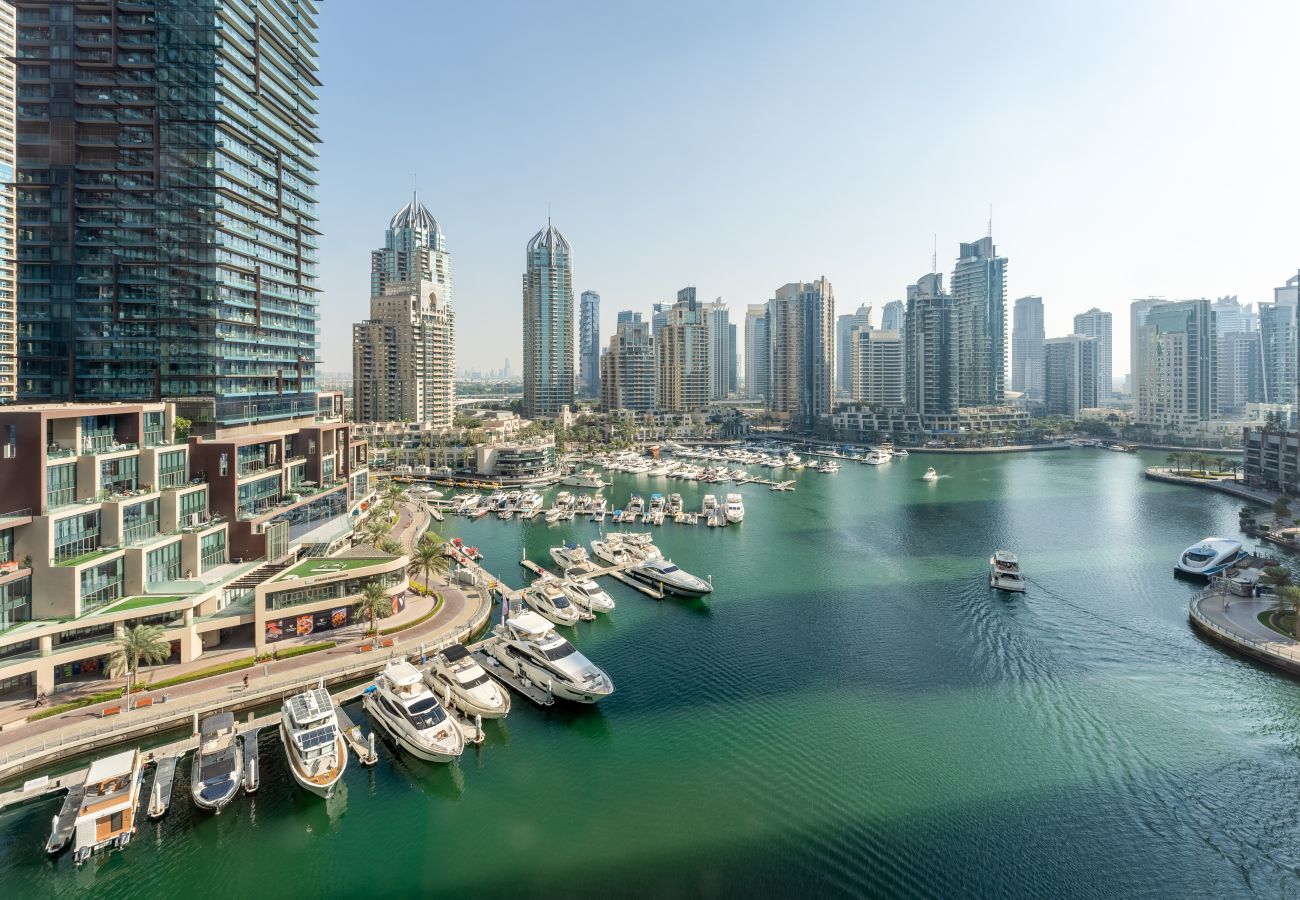 Ferienwohnung in Dubai - Exquisit eingerichtet | Tolle Aussicht auf den Jachthafen | Luxuriös