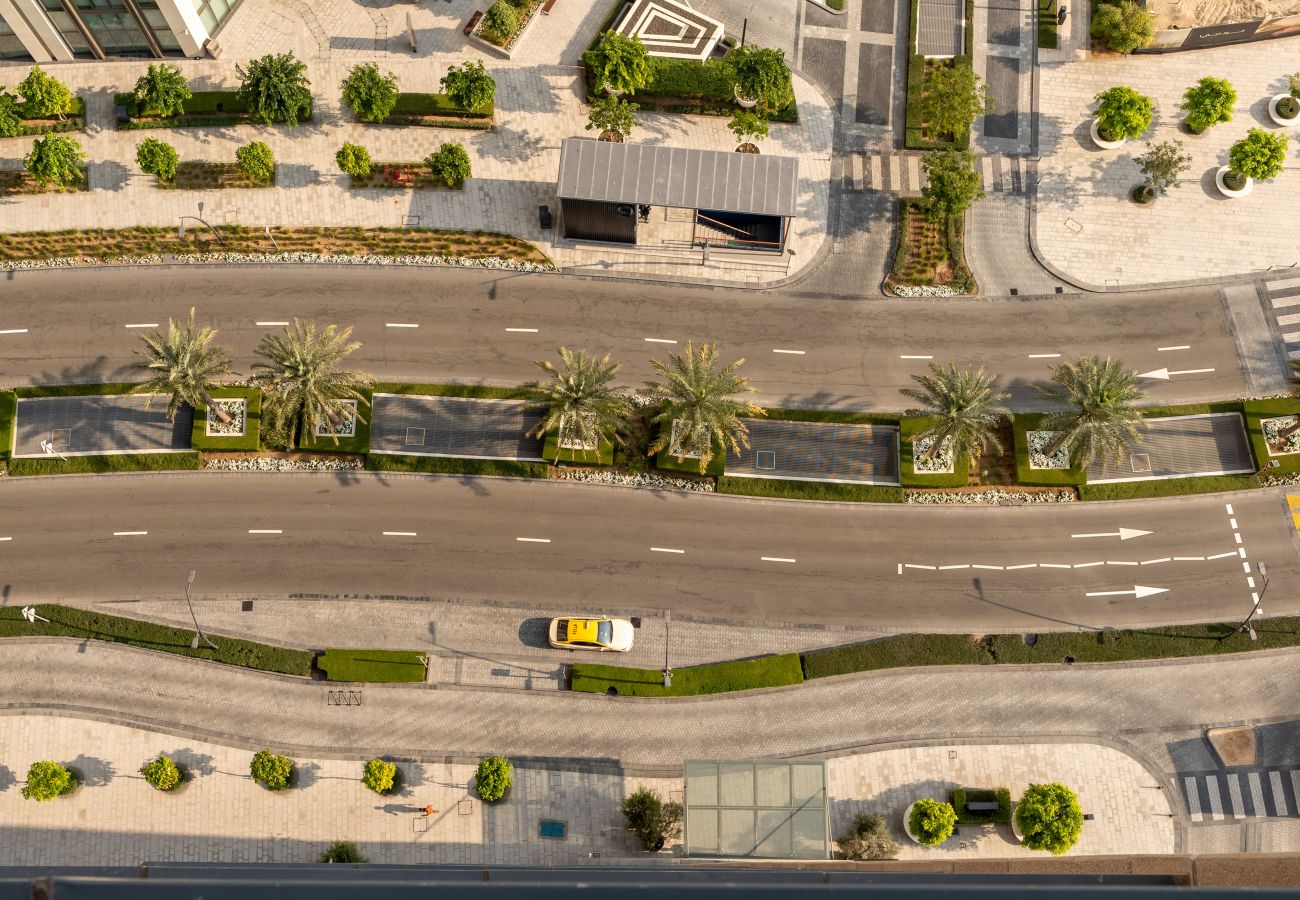 Ferienwohnung in Dubai - Schöne Gemeinschafts- und Skyline-Ansicht | Geräumig | Deluxe