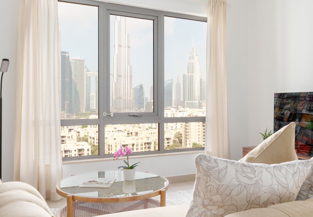 Ferienwohnung in Dubai - Great Full Burj Khalifa View | Newly Furnished