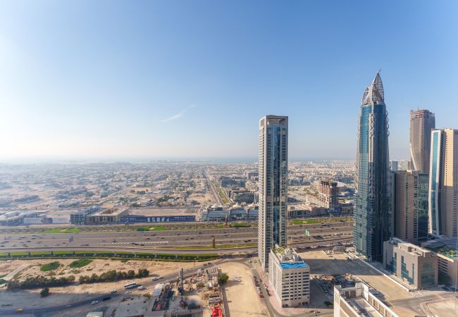 Ferienwohnung in Dubai - Près de Burj Khalifa | Luxueux 2BR | Vaste