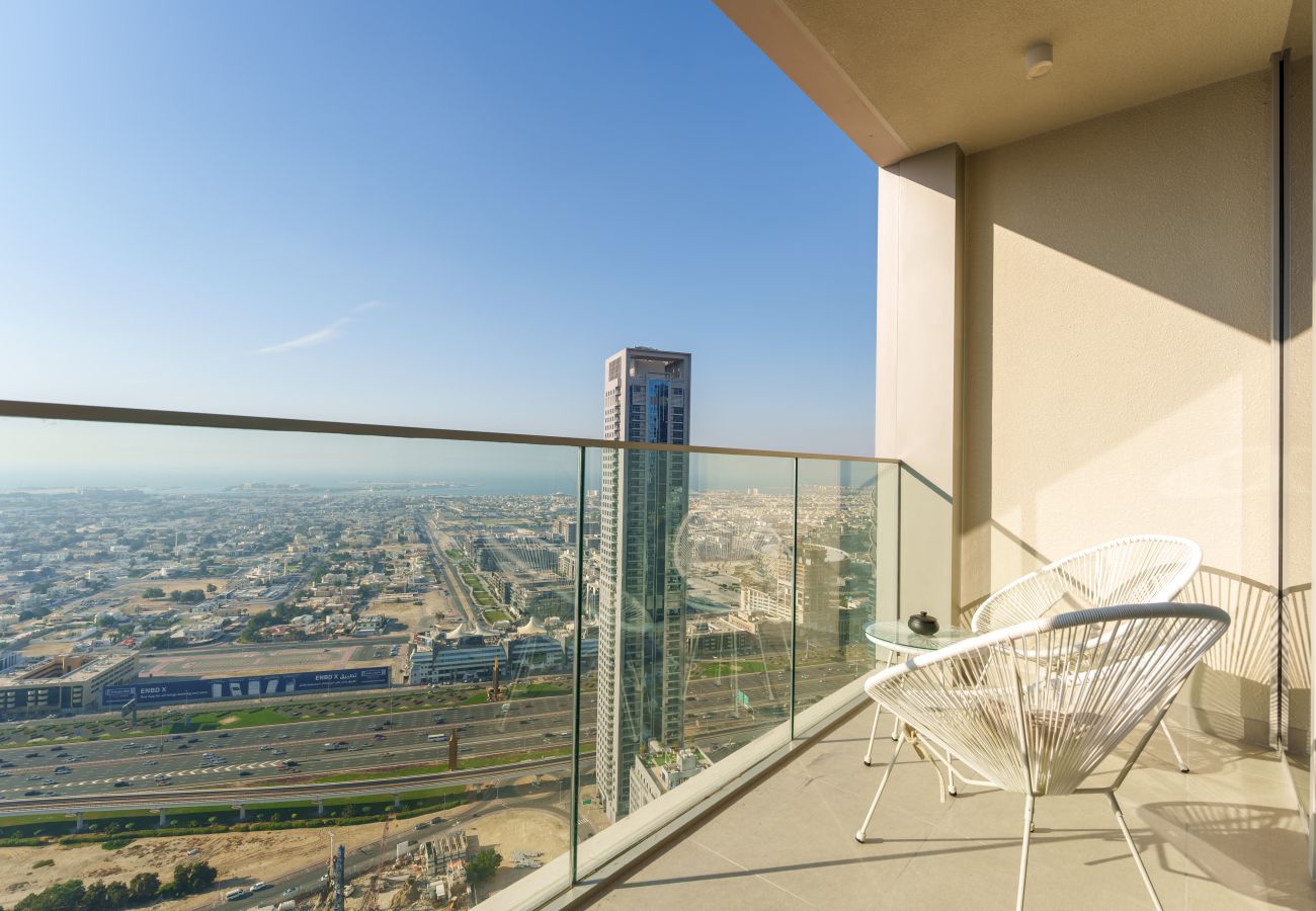 Ferienwohnung in Dubai - Près de Burj Khalifa | Luxueux 2BR | Vaste