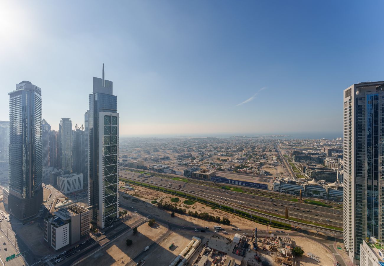 Ferienwohnung in Dubai - Près de Burj Khalifa | Luxueux 2BR | Vaste