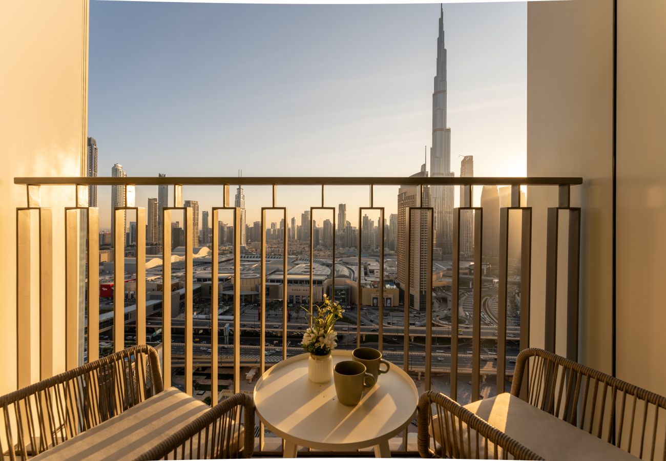 Ferienwohnung in Dubai - Burj Khalifa View | Near to Dubai Mall | Deluxe