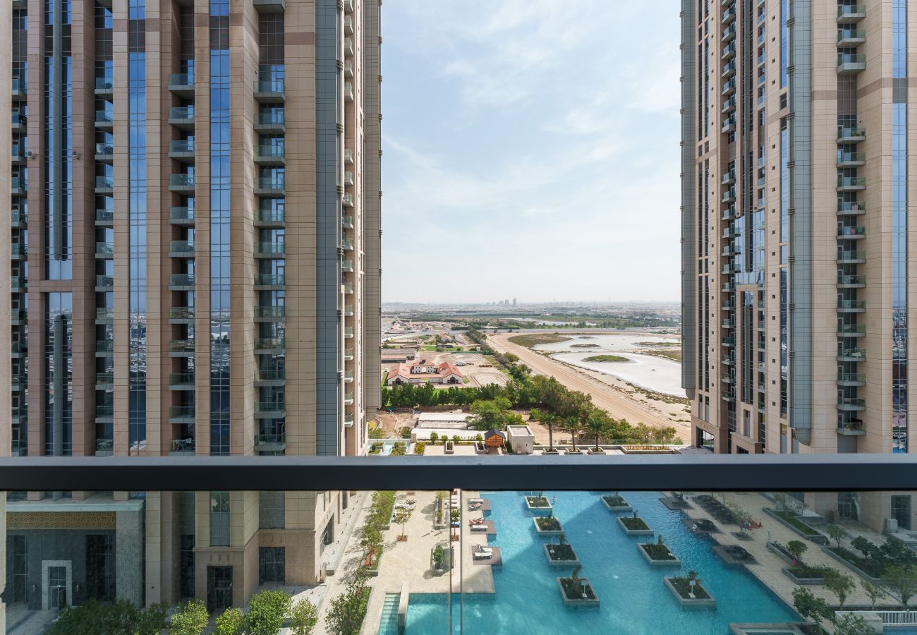 Ferienwohnung in Dubai - Deluxe 1BR | Sportbecken | In der Nähe der Innenstadt