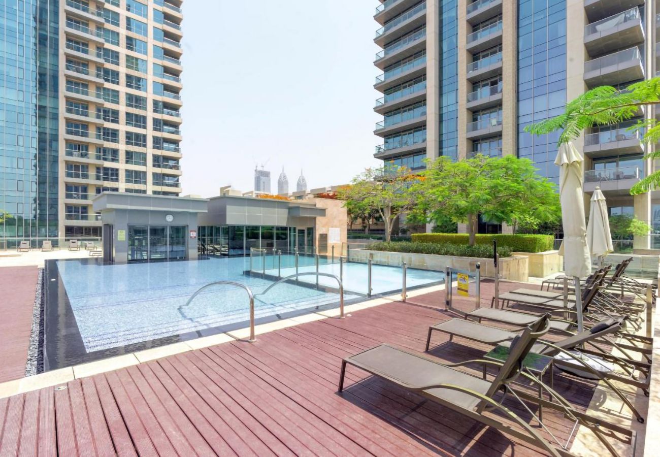 Ferienwohnung in Dubai - Alluring Golf Course View | Excellent 1BR 