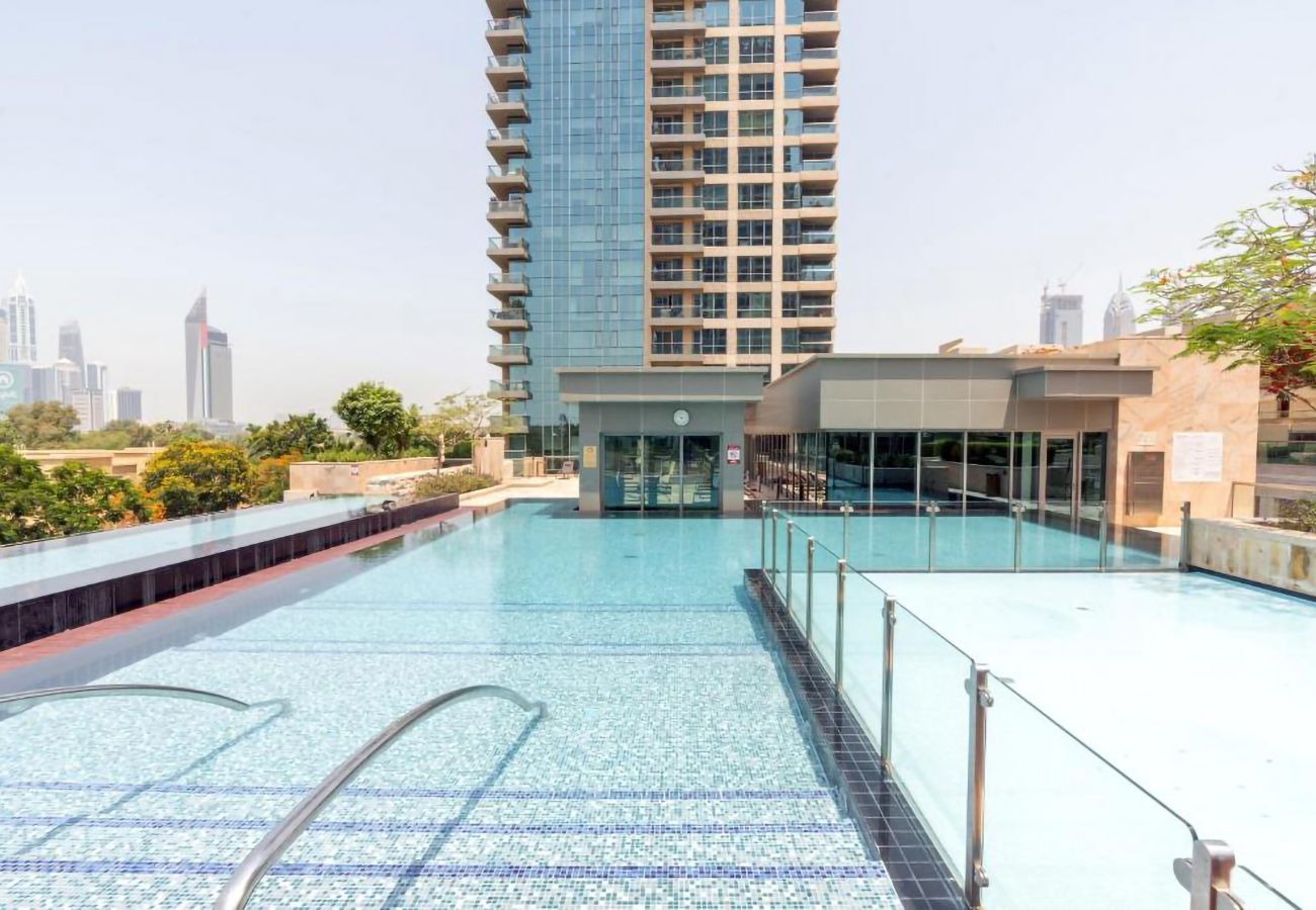 Ferienwohnung in Dubai - Alluring Golf Course View | Excellent 1BR 