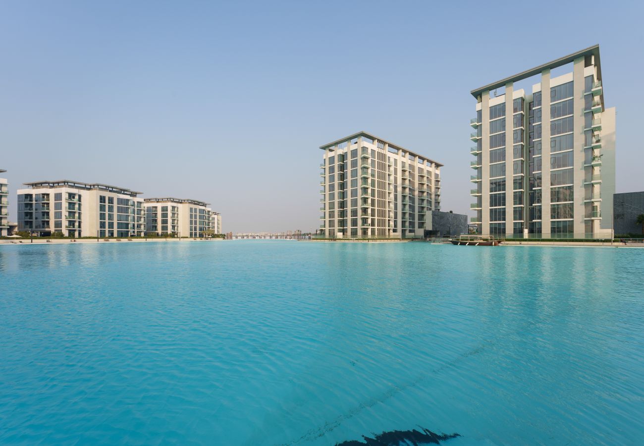 Ferienwohnung in Dubai - Enchanting Lagoon View | Chic Bliss 1BR