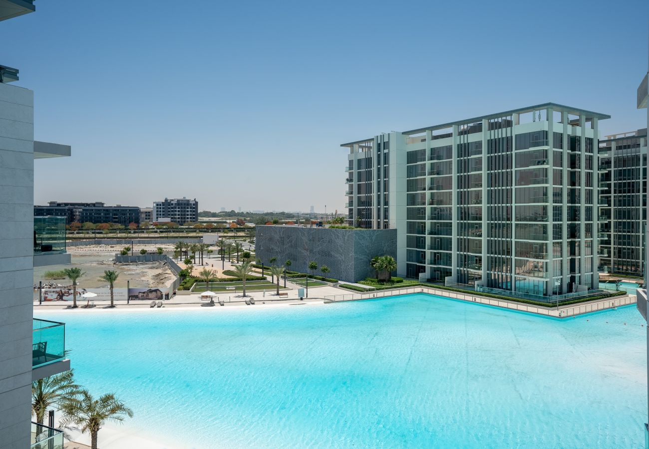 Ferienwohnung in Dubai - Enchanting Lagoon View | Chic Bliss 1BR