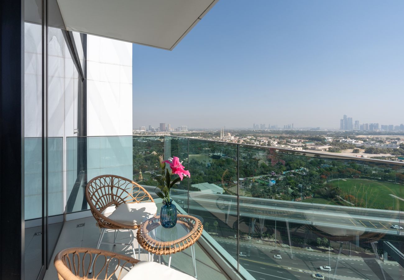 Ferienwohnung in Dubai - Spectacular City View | Near Park | Near Metro 