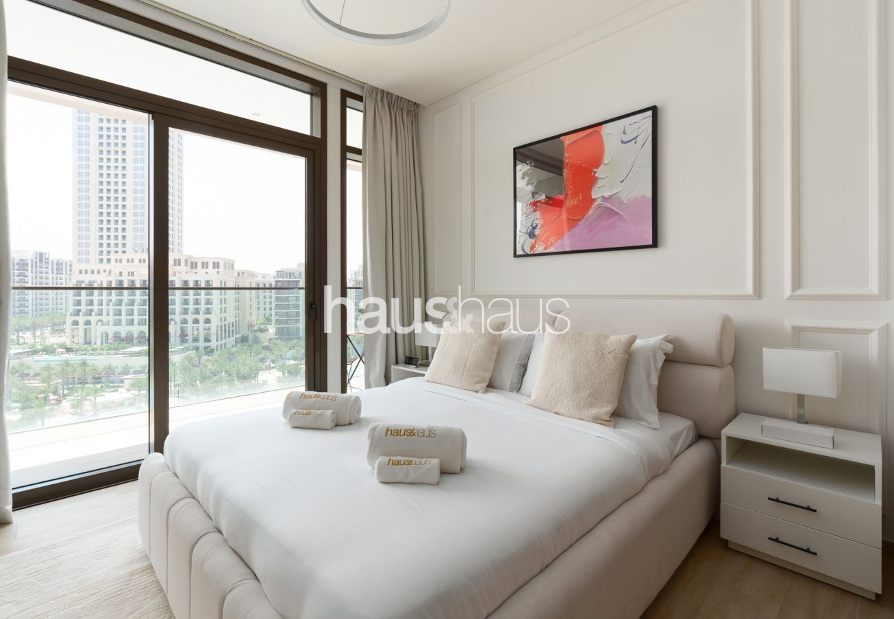 Ferienwohnung in Dubai - Premium | Picturesque Lagoon | Creek Beach View