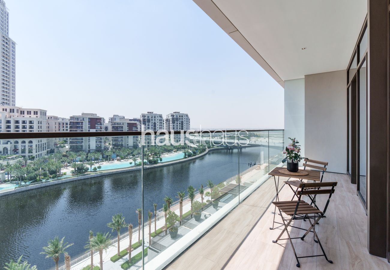 Ferienwohnung in Dubai - Premium | Picturesque Lagoon | Creek Beach View