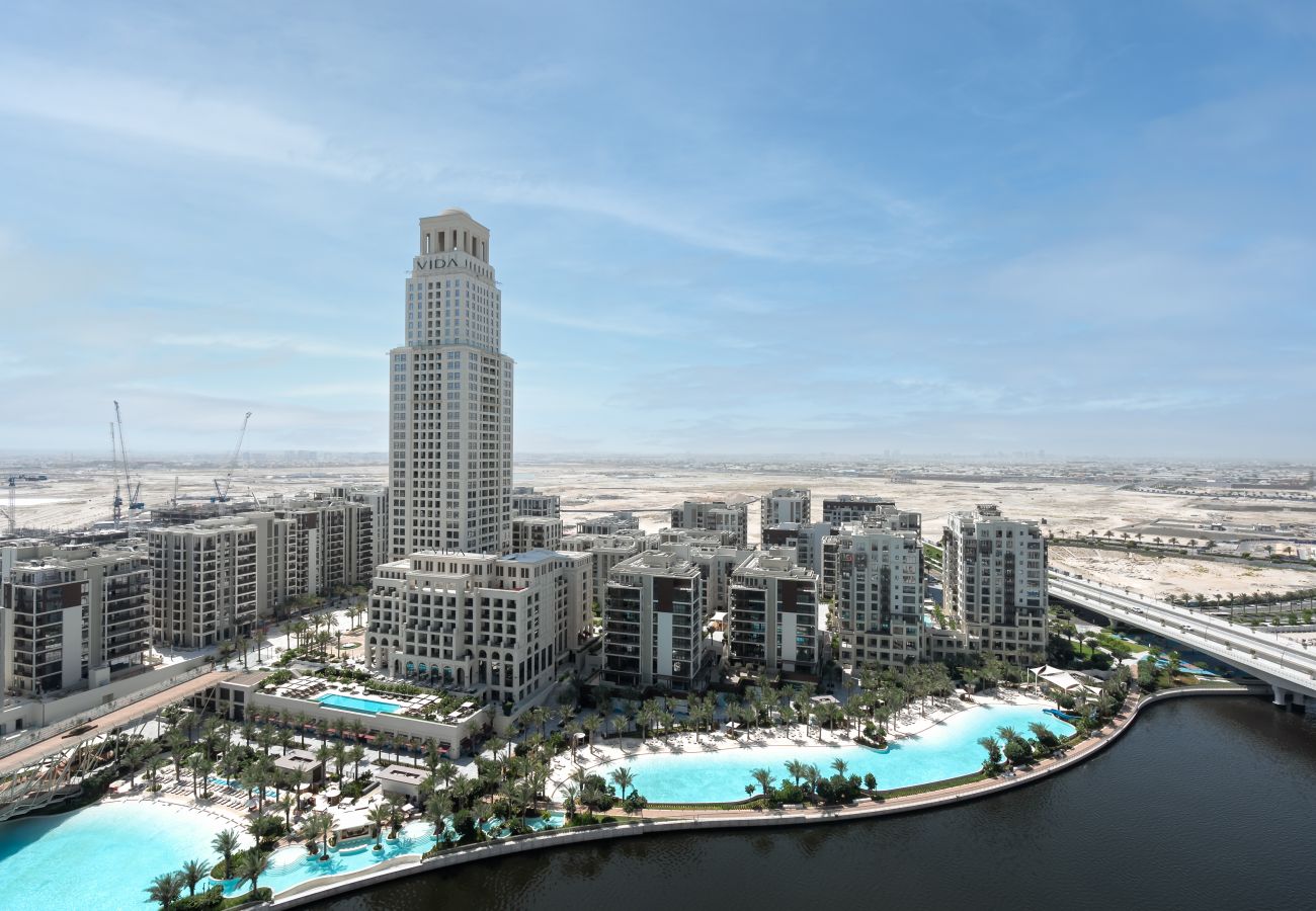 Ferienwohnung in Dubai - Splendid 2BR | Scenic Lagoon & Creek Beach View