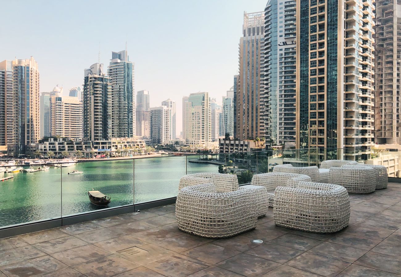 Ferienwohnung in Dubai - Brand New Duplex | Alluring Sea & Ain Dubai View