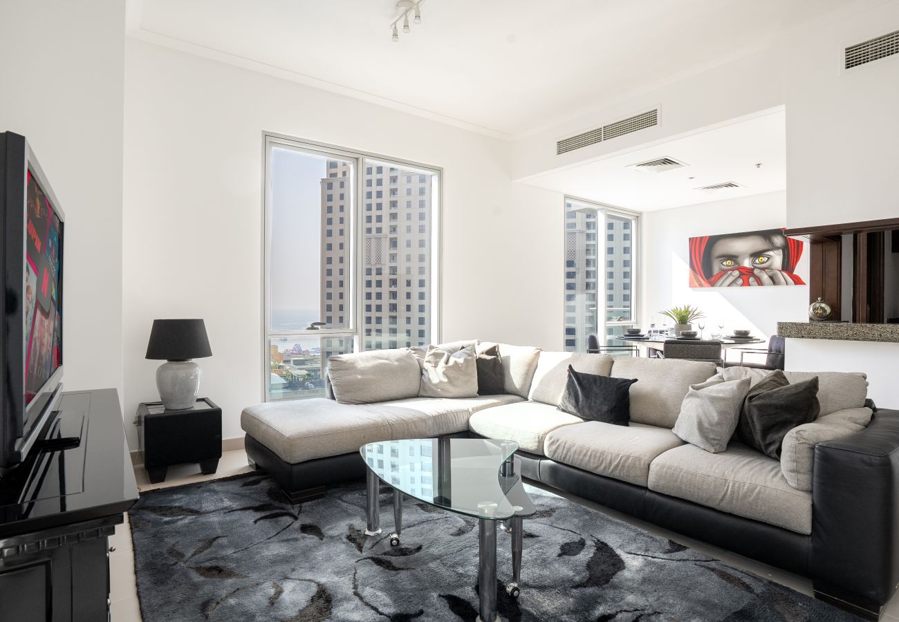 Ferienwohnung in Dubai - High Floor | Lovely Marina and Ain Dubai View