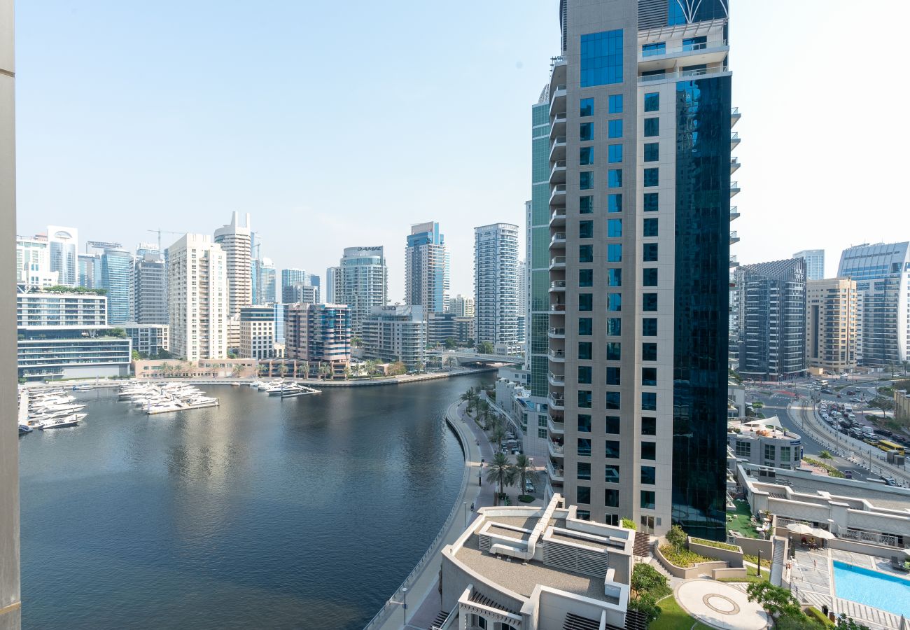 Ferienwohnung in Dubai - High Floor | Lovely Marina and Ain Dubai View