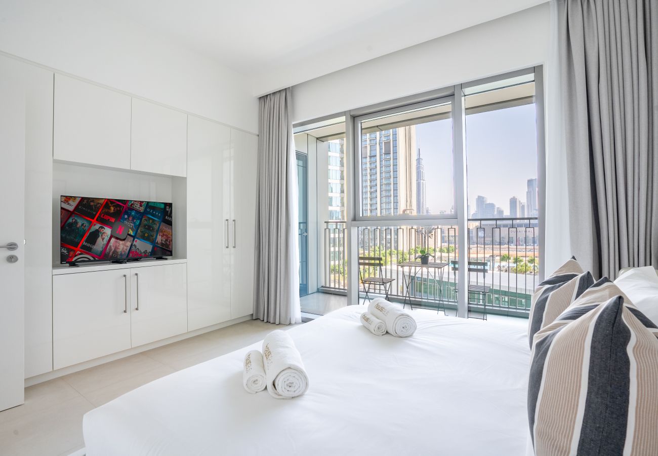 Ferienwohnung in Dubai - Near Dubai Mall | Charming Burj Khalifa View