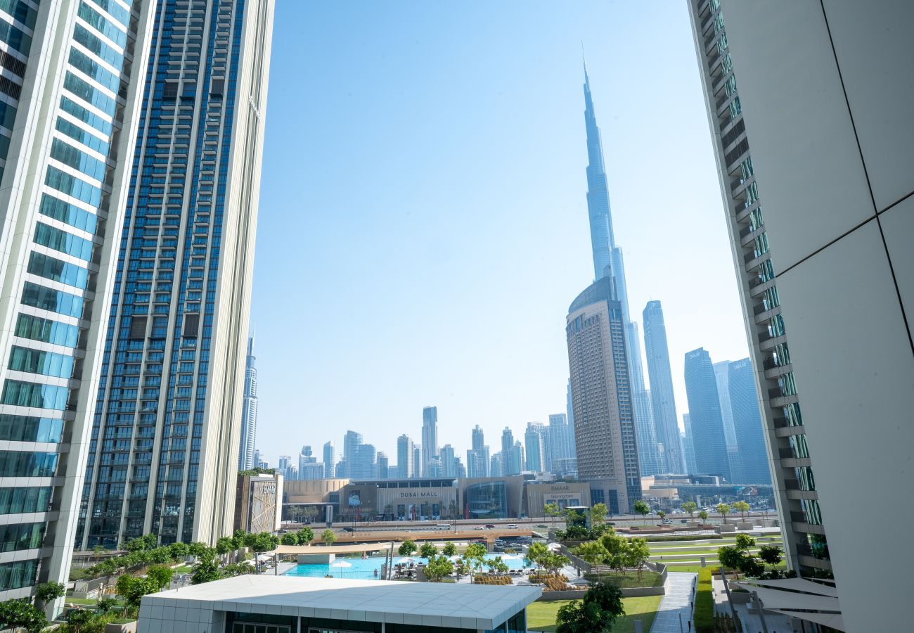 Ferienwohnung in Dubai - Near Dubai Mall | Charming Burj Khalifa View