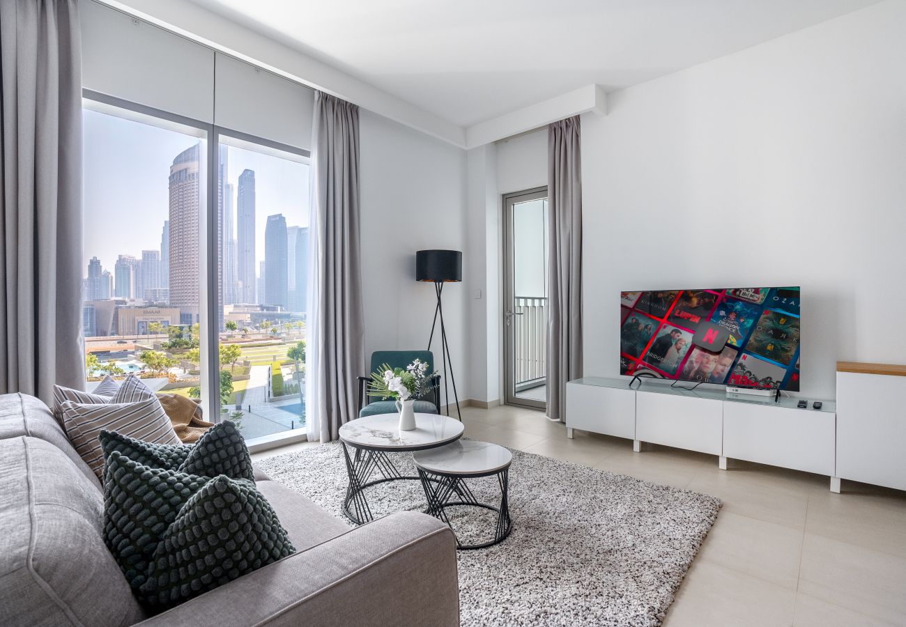 Ferienwohnung in Dubai - Near Dubai Mall | Charming Burj Khalifa View