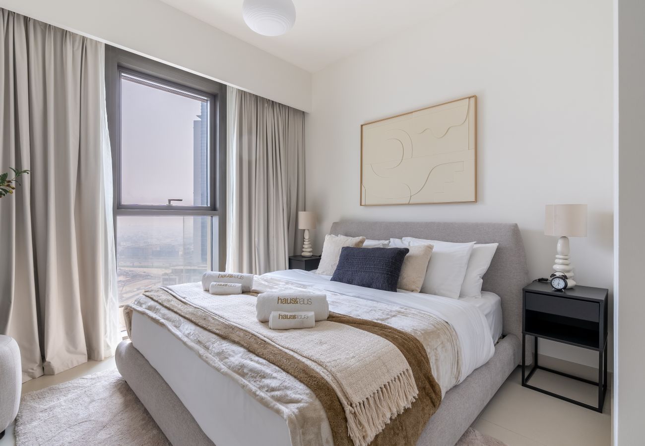 Ferienwohnung in Dubai - Sophisticated 2BR | Central | Near Burj Khalifa