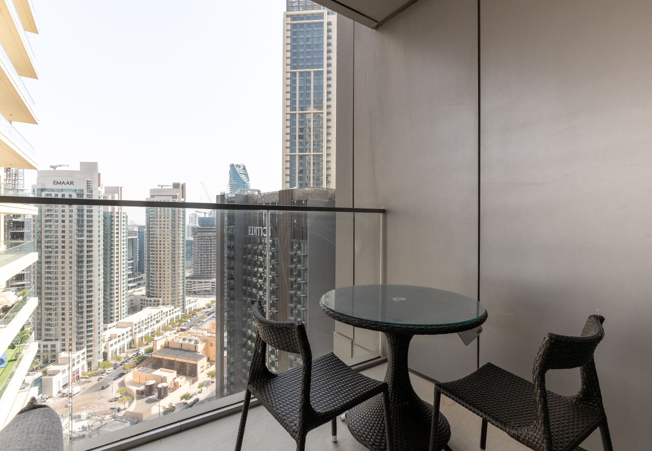 Ferienwohnung in Dubai - Beautiful City View | Sophisticated 1BR | Central