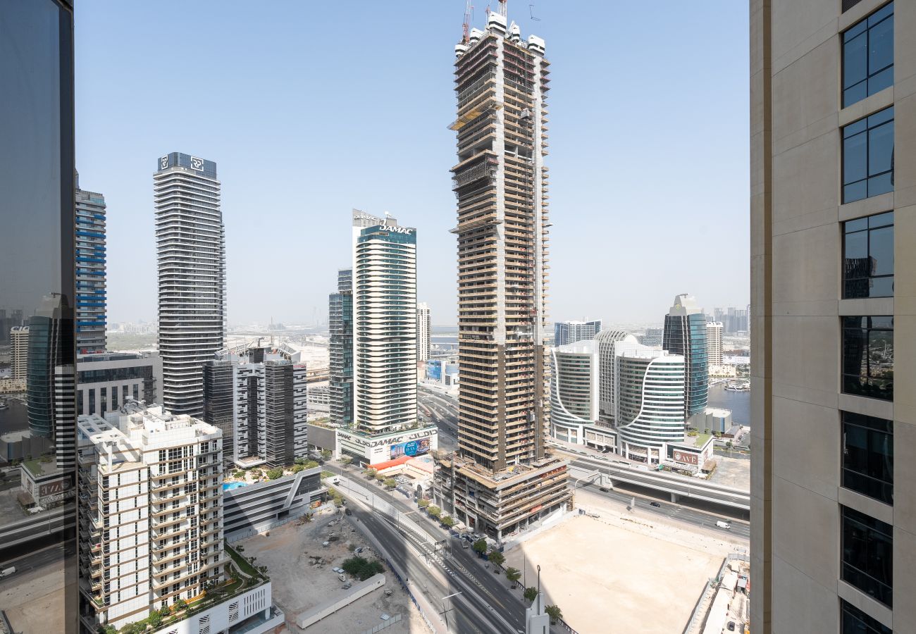 Ferienwohnung in Dubai - Beautiful City View | Sophisticated 1BR | Central