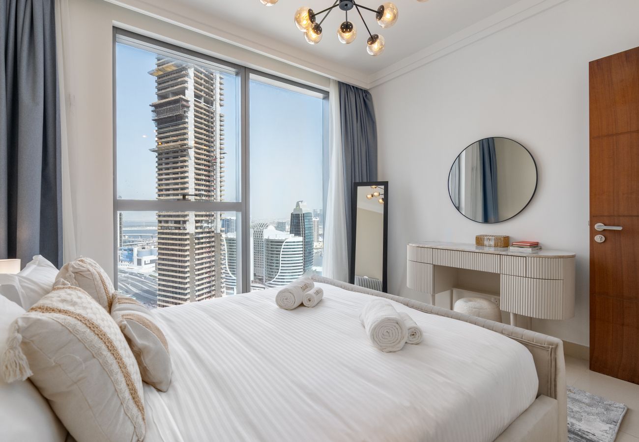 Ferienwohnung in Dubai - Beautiful City View | Sophisticated 1BR | Central