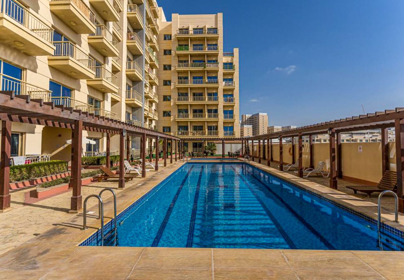 Ferienwohnung in Dubai - Near Park and Shopping Mall | Minimal 1BR