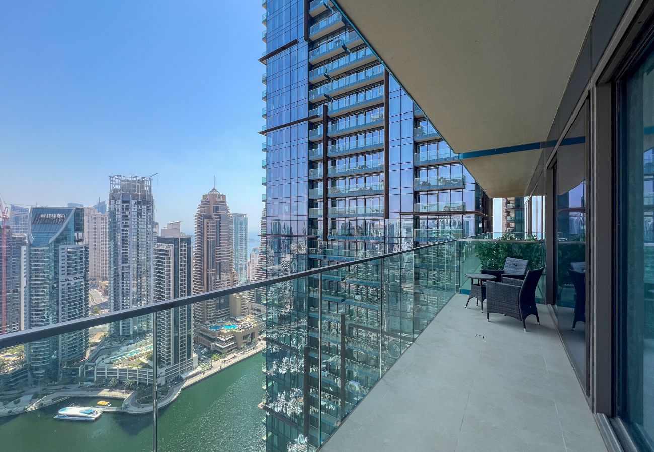 Ferienwohnung in Dubai - Panoramic Marina View | On High Floor | Radiant