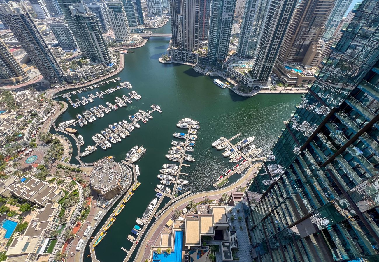 Ferienwohnung in Dubai - Panoramic Marina View | On High Floor | Radiant