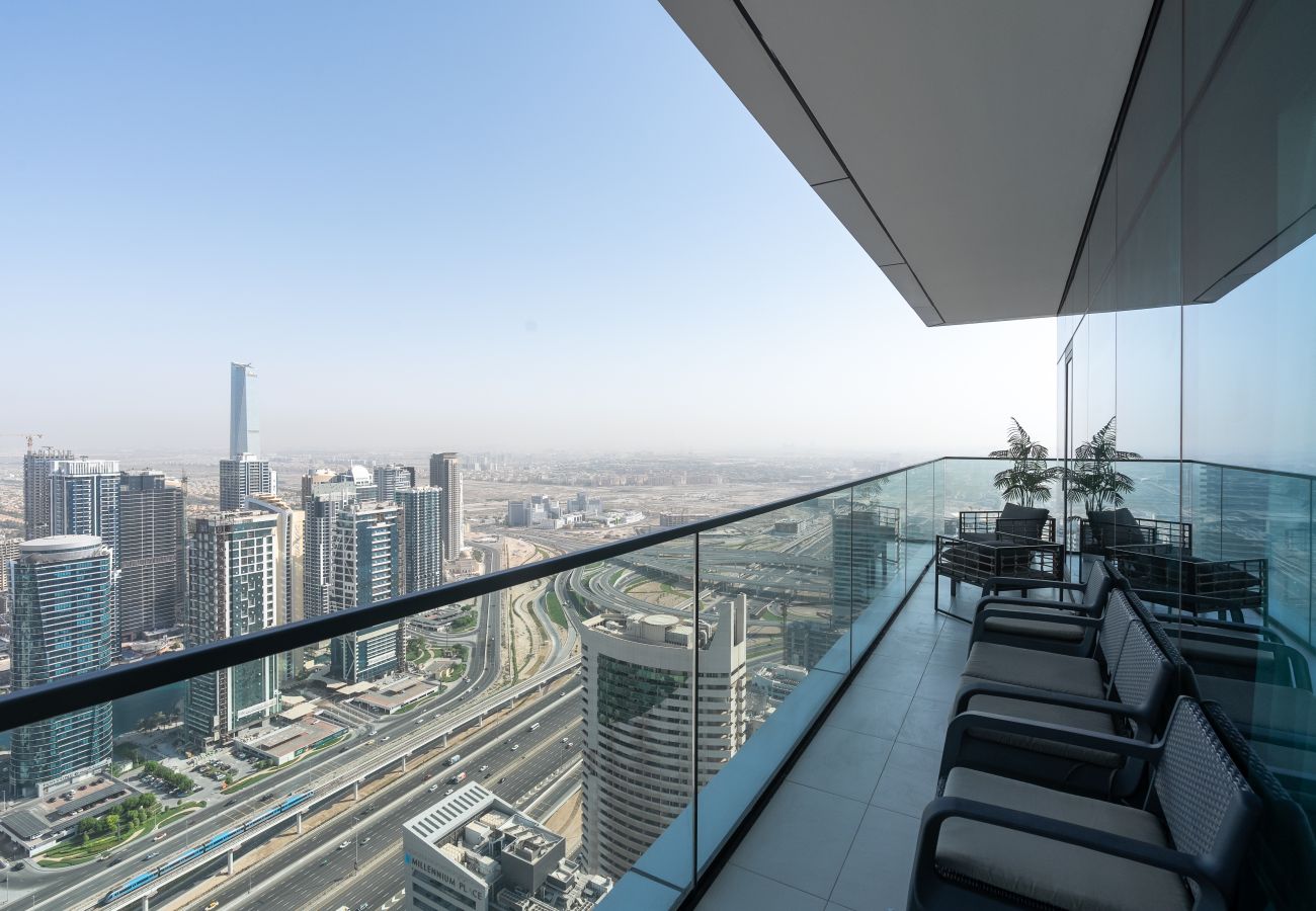 Ferienwohnung in Dubai - Captivating City View | Hotel Facilities | Radiant