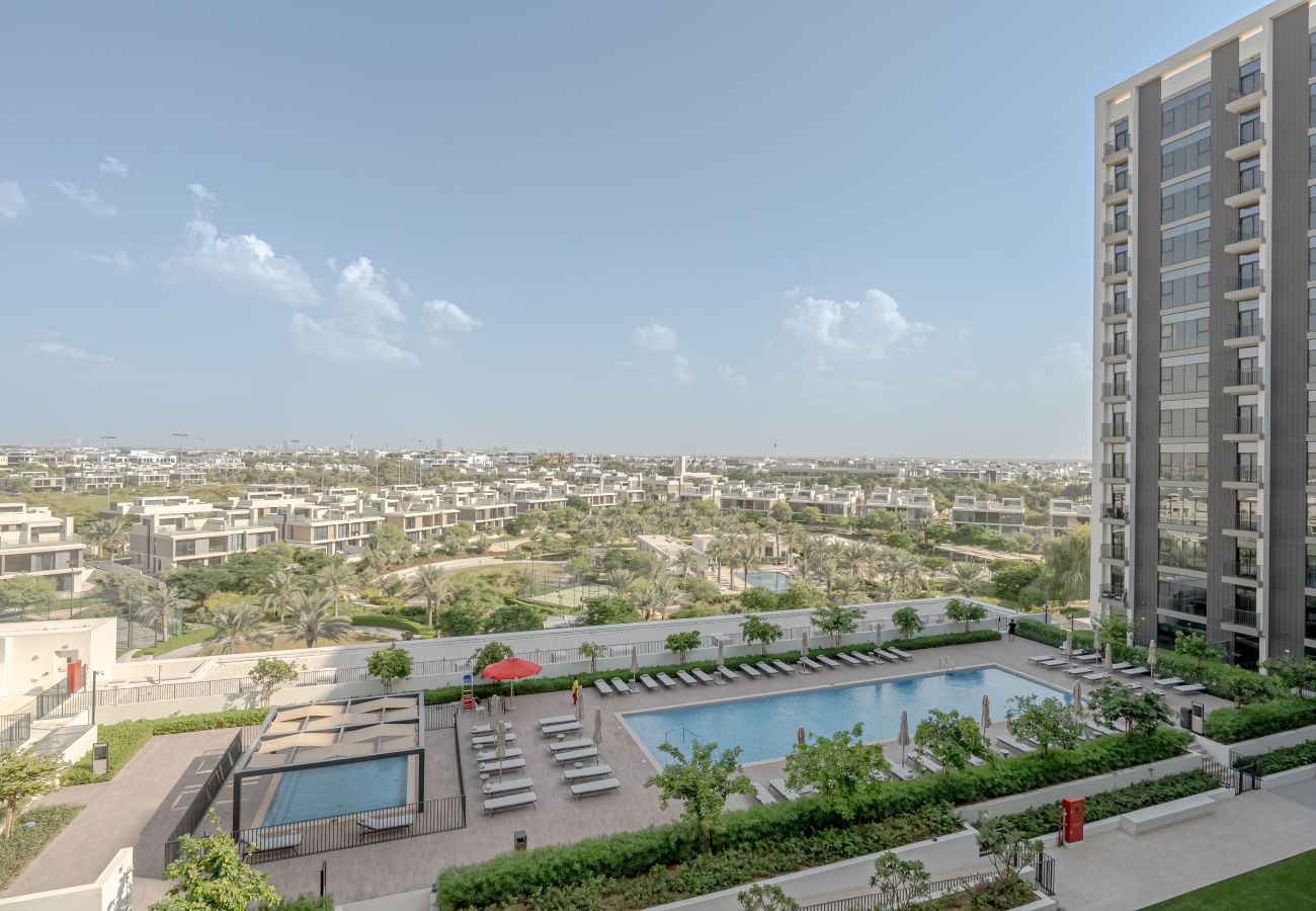 Ferienwohnung in Dubai - Charming Pool View | Brand New | Tasteful 2BR