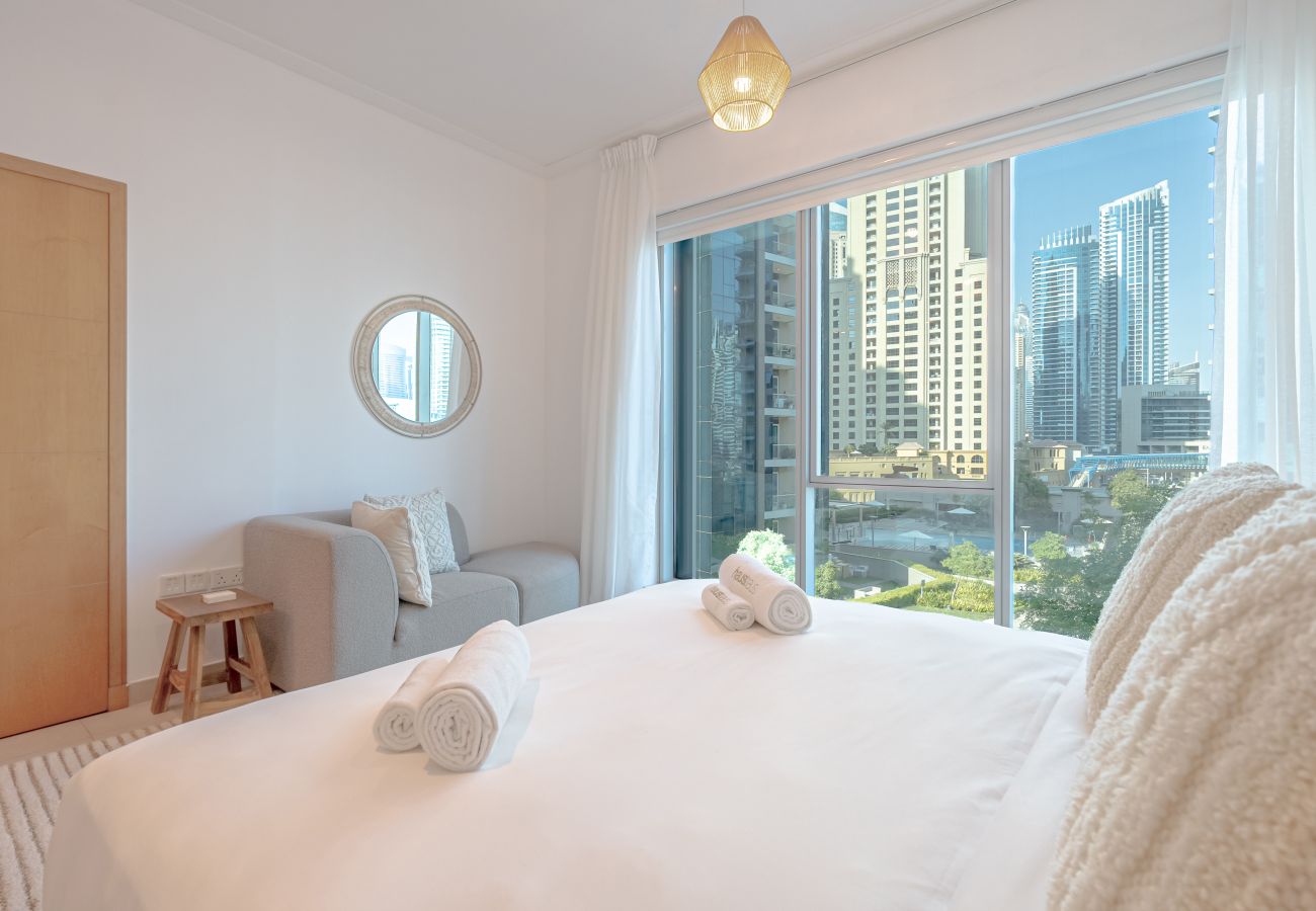 Ferienwohnung in Dubai - Easy Access to Marina Walk | Near Beach | Sleeps 4